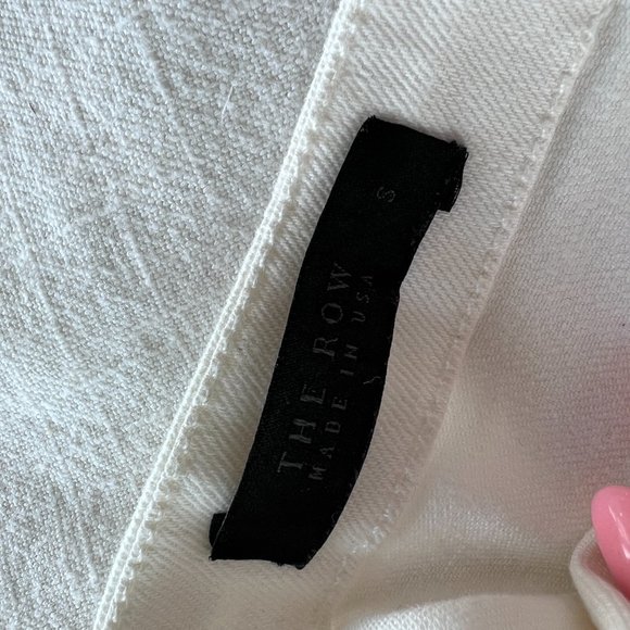 The Row Leone Stretch Denim Pencil Skirt - Picture 5 of 8